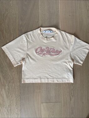 Off-White cropped t-shirt